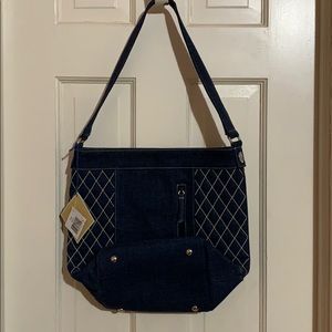 Vera Bradley denim purse NWT